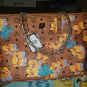 Brand new with tags MCM floral bag**POUCH NOT INCL